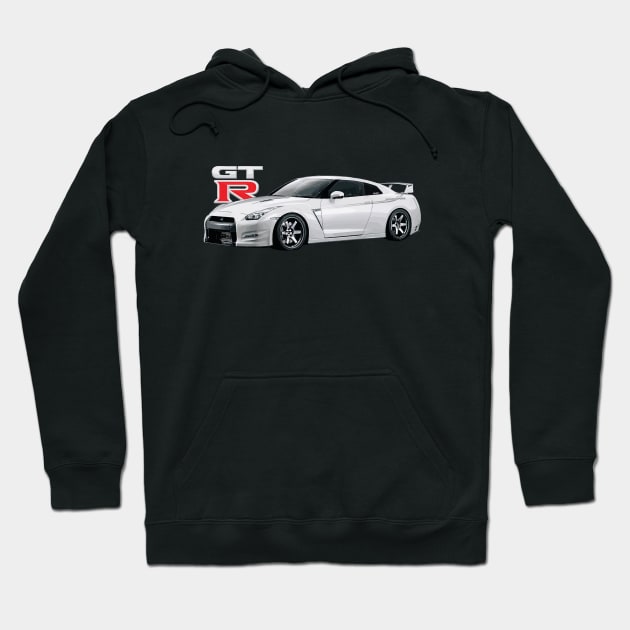 r35 gtr jdm tuned stance Hoodie by cowtown_cowboy